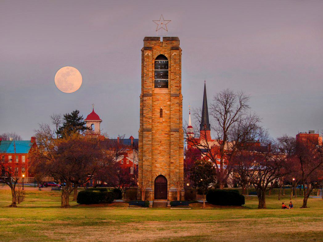 Moon and tower 1